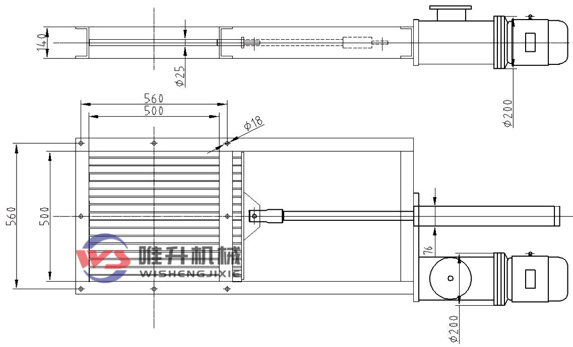 LB-I-500電液動(dòng)棒條閥外形圖紙